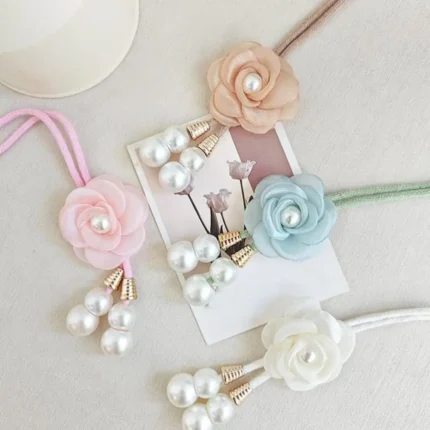 Adjustable Camellia Curtain Tieback Beautifully Elegant